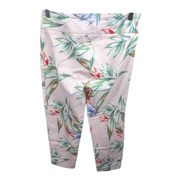 Zac & Rachel Floral Pull-On Millennium Ankle Pant Sz 10 - Picture 2 of 7